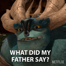What Did My Father Say Draal GIF - What Did My Father Say Draal Trollhunters Tales Of Arcadia GIFs