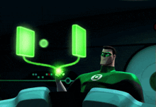 Green Lantern Pong GIF - Green Lantern Pong Bored GIFs