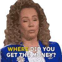 Where Did You Get The Money Arlene Dickinson Sticker - Where Did You Get The Money Arlene Dickinson Dragons' Den Stickers