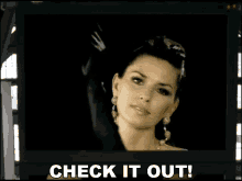 Check It Out Shania Twain GIF - Check It Out Shania Twain Thank You Baby Song GIFs