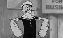 popeye sailor retro cartoons pipe