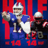 Buffalo Bills (14) Vs. New England Patriots (14) Half-time Break GIF