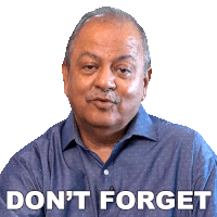Don'T Forget Hemant Oberoi Sticker - Don'T Forget Hemant Oberoi Pinkvilla Stickers