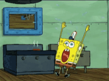 Spongebob Screech GIF