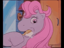 Mlp My Little Pony Tales GIF - Mlp My Little Pony Tales Toothbrush GIFs