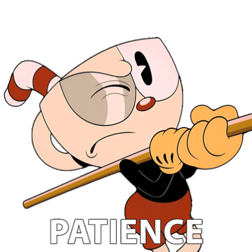 Patience Cuphead Sticker - Patience Cuphead The Cuphead Show Stickers