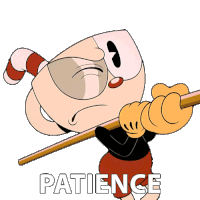 Patience Cuphead Sticker - Patience Cuphead The Cuphead Show Stickers