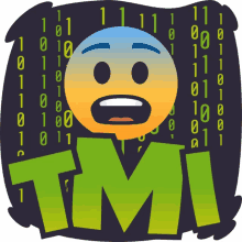 tmi smiley guy joypixels too much information information overload