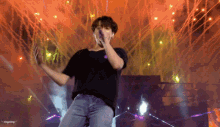 Jungkook Stage GIF - Jungkook Stage Fireworks GIFs