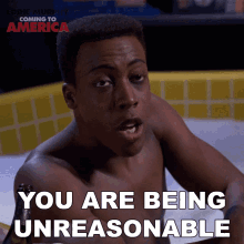 You Are Being Unreasonable Semmi GIF - You Are Being Unreasonable Semmi Coming To America GIFs