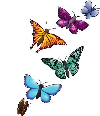 Butterflies Fly Sticker - Butterflies Fly Insect - Discover & Share GIFs