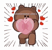 Bear Love GIF - Bear Love Heart GIFs