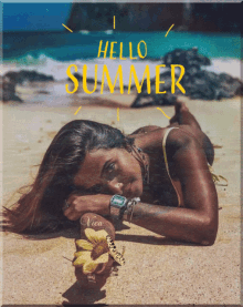 Hello Summer Flower GIF - Hello Summer Flower Butterfly GIFs