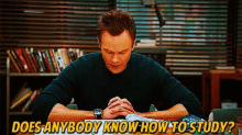 Does Anybody Know How To Study? GIF - Community Finals GIFs