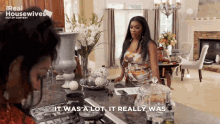 a woman says it was a lot it really was in front of a stove