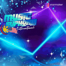 a poster for music euphoria international is displayed