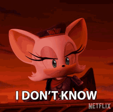 I Dont Know Rouge The Bat GIF - I Dont Know Rouge The Bat Sonic Prime GIFs