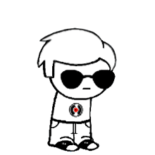 a black and white drawing of a boy wearing sunglasses and a shirt with a record on it .