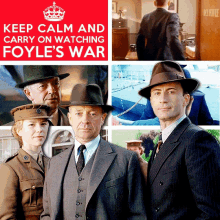 Foyles War Keep Calm Carry On Watching GIF - Foyles War Keep Calm Carry On Watching GIFs