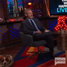 stare andy cohen watch what happens live look gaze