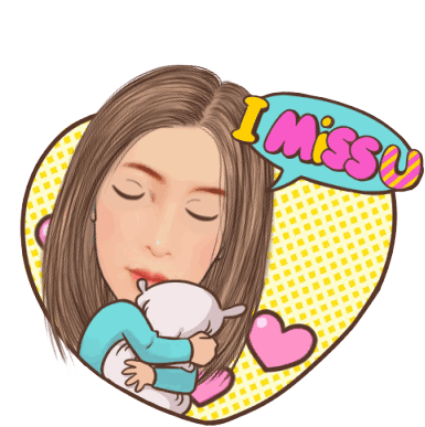 I Miss You Missing You Sticker