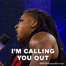 Im Calling You Out The Beast GIF - Im Calling You Out The Beast Wow Women Of Wrestling GIFs