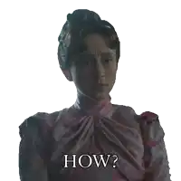 a woman in a white dress says how