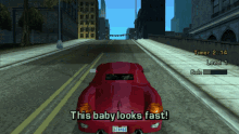 gta grand theft auto gta lcs gta one liners this baby looks fast