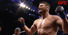 Victory Michael Bisping GIF