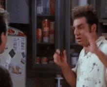 Look Away.. I'M Hideous! GIF - Kramer Seinfeld Hideous GIFs