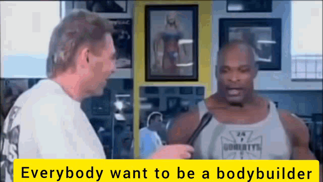 Bodybuilding - everybody wants to be a bodybuilder