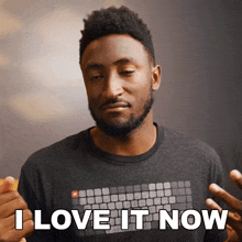 I Love It Now Marques Brownlee GIF - I Love It Now Marques Brownlee I'M Totally Hooked On This Now GIFs