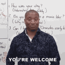 Youre Welcome James GIF - Youre Welcome James Engvid GIFs