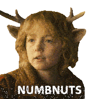 Numbnuts Gus Sticker