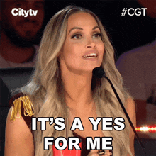 Its A Yes For Me Trish Stratus GIF