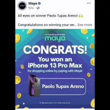Paymaya Maya GIF - Paymaya Maya Paolo Tupas Areno GIFs