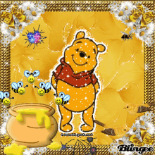 Winnie The Pooh And Honey Too Cute GIF