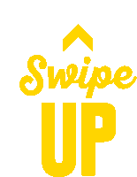 Yellow Swipe Sticker - Yellow Swipe Arrow Stickers