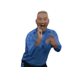 finger guns anthony wiggle the wiggles hey there greetings