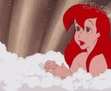 Ariel Bubblebath GIF - Ariel Bubblebath Mermaid GIFs