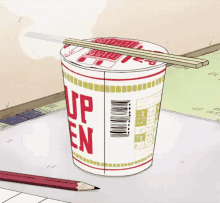 Cup Noodles Lunch GIF