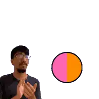 a man clapping in front of a sign that says duplicator + splodey