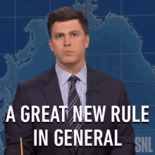 A Great New Rule In General Saturday Night Live GIF - A Great New Rule In General Saturday Night Live Weekend Update GIFs