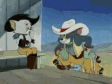 Howdy Tom And Jerry GIF - Howdy Tom And Jerry Cowboy GIFs