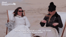 Luann Rhony Fishing Fishing GIF - Luann Rhony Fishing Fishing Real Housewives GIFs