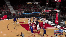 a basketball game is being played in chicago and the score is 38 to 34