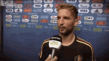 Red Together Dries Mertens GIF - Red Together Dries Mertens Talking GIFs