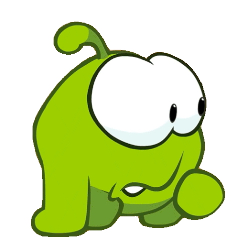 I Don'T Know What To Say Om Nom Sticker - I Don'T Know What To Say Om Nom Cut The Rope Stickers