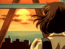 Anime Sunset GIF - Anime Sunset Orange GIFs
