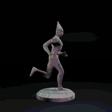 Running Statue GIF - Running Statue Confetti GIFs